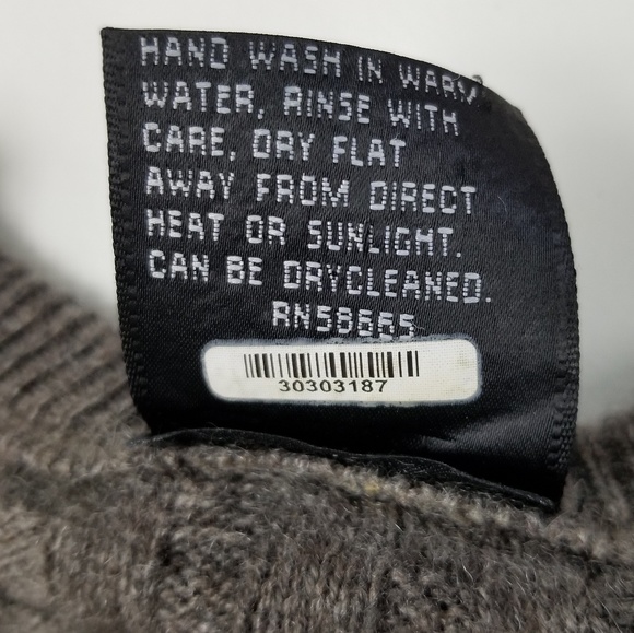 Vintage Clan Douglas Cashmere Mens Sweater L Grey - Picture 5 of 7